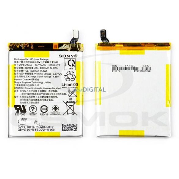 Akkumulátor Sony Xperia 10 Iii / 5 Iii / 1 Iii Snysac5 100977811 4500Mah Eredeti