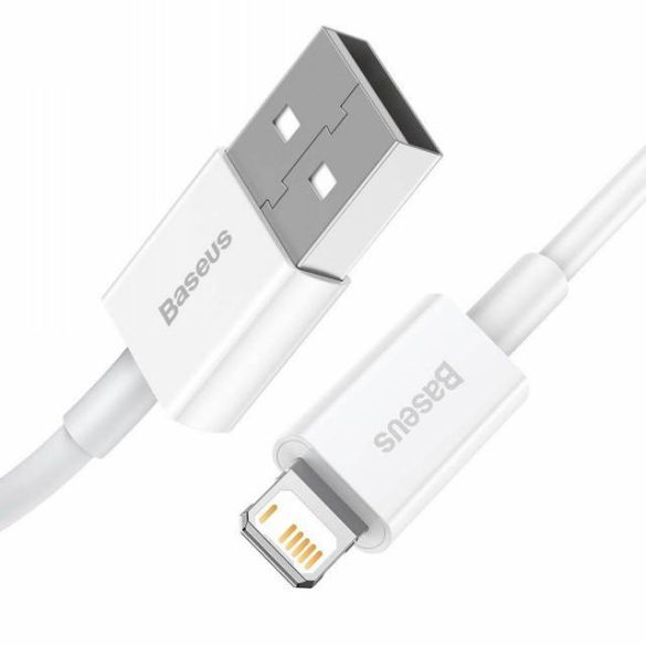 Kábel Usb És Lightning 2.4A 2M Baseus Superior Calys-C02 Fehér