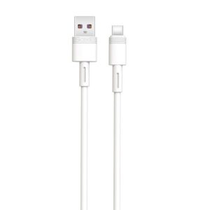 Kábel Usb-Ról Usb-C 5A 1M Xo Nb-Q166 Fehér