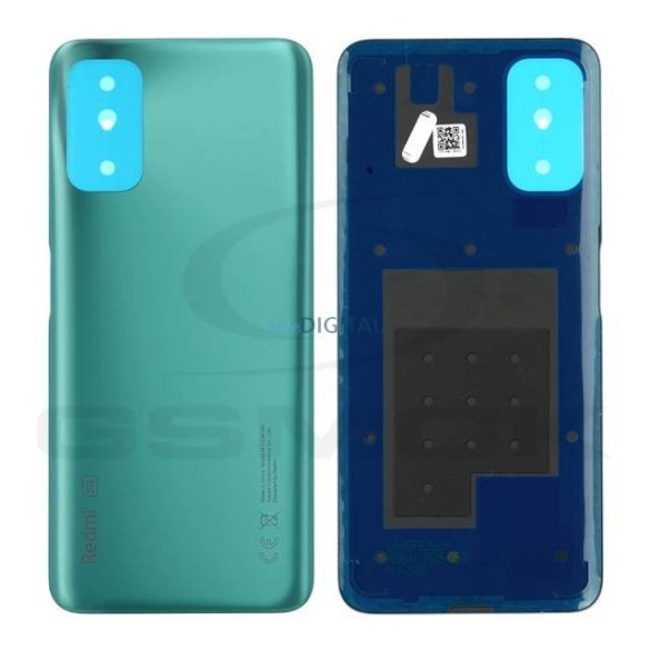 Akkumulátor Fedél Xiaomi Redmi Note 10 5G Zöld 550500012L9X Eredeti Szervizcsomag