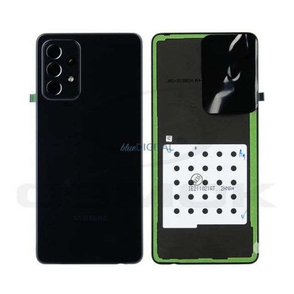 Akkumulátor Fedél Ház Samsung A725 Galaxy A72 Fekete Gh82-25448A Eredeti Szervizcsomag