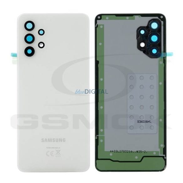 Akkumulátor Fedél Ház Samsung A325 Galaxy A32 4G Fehér Gh82-25545B Eredeti Szervizcsomag
