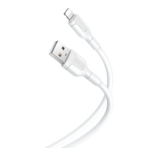 Kábel Usb Villám 2.1A 1M Xo Nb212 Fehér