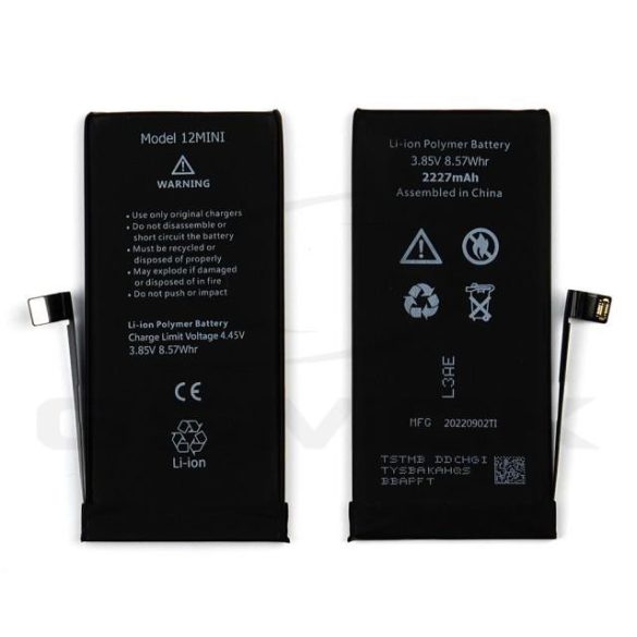 Akkumulátor Apple Iphone 12 Mini Ti 2227Mah