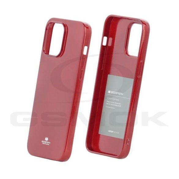 Mercury Color Gyöngyház Zselé Iphone 14 Pro Max Piros Tok