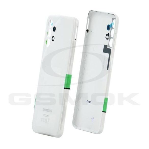 Akkumulátor Burkolat Ház Samsung A135 Galaxy A13 Fehér Gh82-28387D Eredeti Szervizcsomag