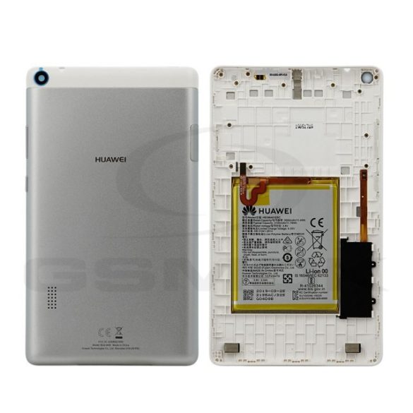Huawei Mediapad T3 Ezüst Színű Akku Burkolat, Akkumulátorral 02351Jud Eredeti Szervizcsomag