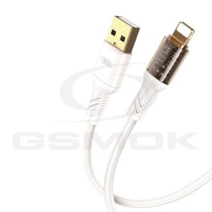 Kábel Usb És Lightning 2.4A 1M Xo Clear Nb229 Fehér