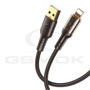 Kábel Usb És Lightning 2.4A 1M Xo Clear Nb229 Fekete