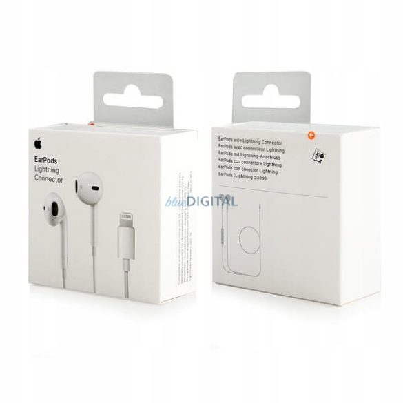 Apple EarPods fülhallgató Lightning-fejjel iPhone fehér (EU Blister) (MMTN2ZM / A)