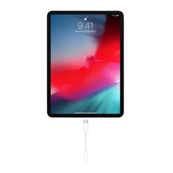Apple MW2Q3ZM/A Type-C - 3,5mm Jack adapter - fehér