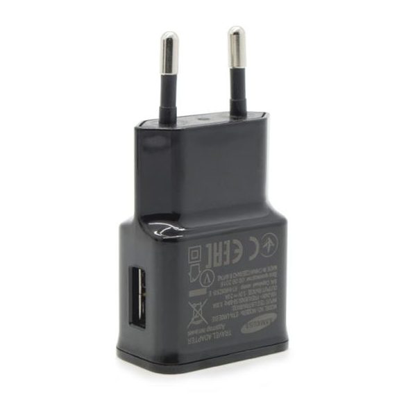 Töltő SAMSUNG ETA-U90EBE + kábel EKB-DU5ABE 2A Fekete MICRO USB EREDETI