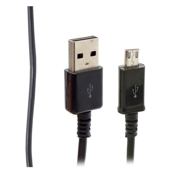 Kábel USB MICRO USB Fekete 2M