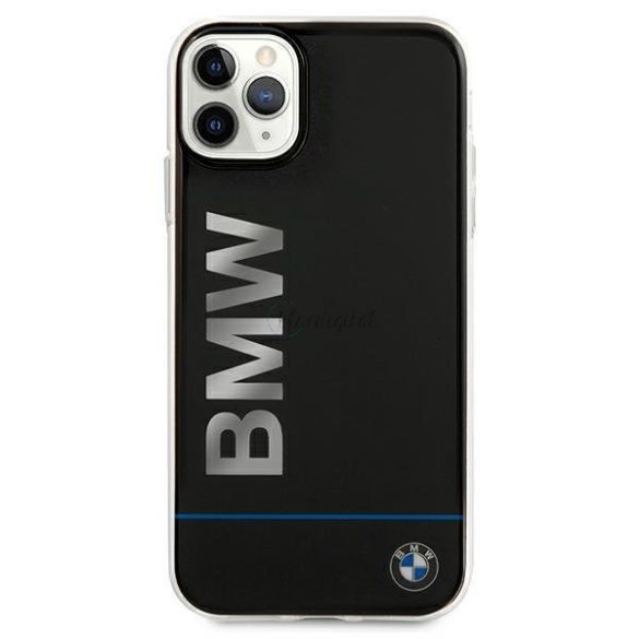 BMW BMHCN65PCUBBK iPhone 11 PRO max 11 6,5 "fekete tok Signature nyomtatott logó