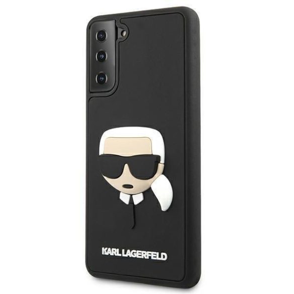 Karl Lagerfeld Klhcs21mkh3dbk S21 + G996 fekete hottok 3D szilikon karl