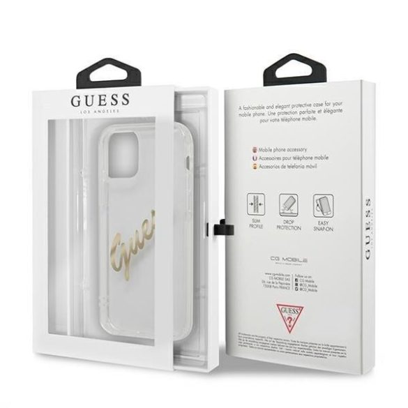 GUESS GUHCP12MKTRSVGO iPhone 12 / iPhone 12 Pro 6.1 tok