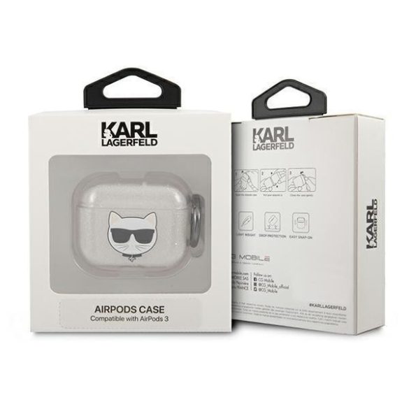 Karl Lagerfeld KLA3UCHGS AirPods 3 tok ezüst 