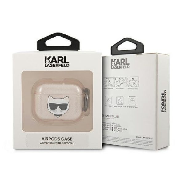 Karl Lagerfeld KLA3UCHGD AirPods 3 tok arany színű