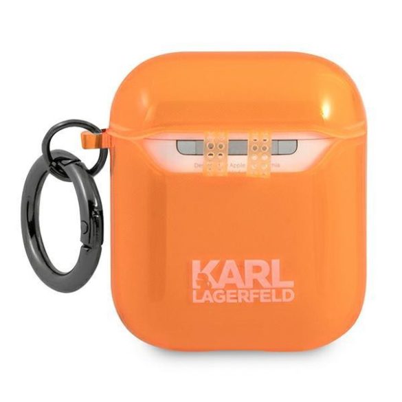 Karl Lagerfeld KLA2UCHFO AIRPODS tok Orange / Orange Choupette