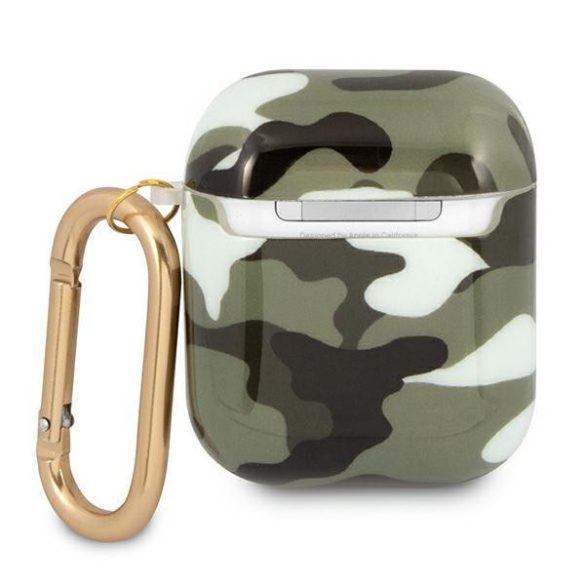 Guess GUA2UCAMA AirPods telefontok zöld / khaki Camo Kollekció