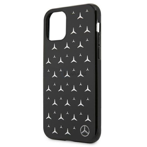 Mercedes Mehcn61espbk iPhone 11 6,1 fekete tok Silver Stars Pattern