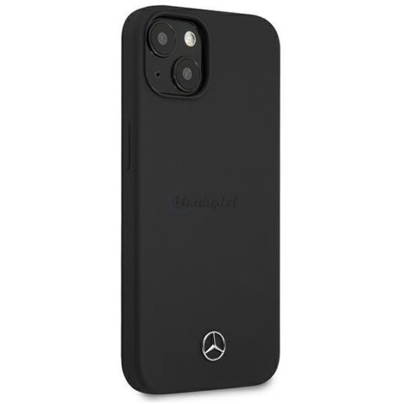 MERCEDES MEHCP13SSILBK iPhone 13 Mini 5.4 "fekete keményszínű szilikon Line tok