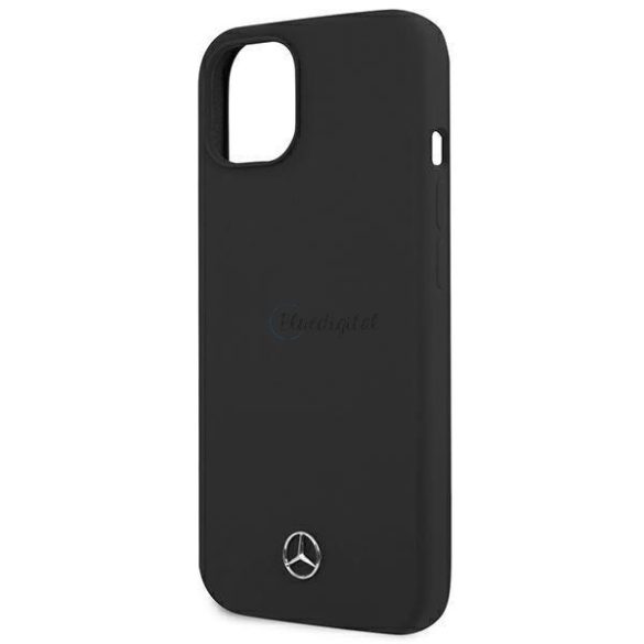 MERCEDES MEHCP13SSILBK iPhone 13 Mini 5.4 "fekete keményszínű szilikon Line tok