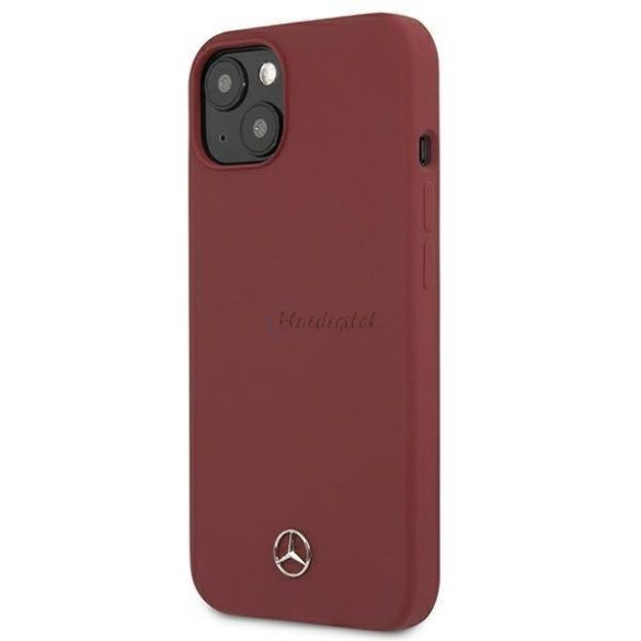 Mercedes MEHCP13SSILRE iPhone 13 MINI 5,4 "piros keményszínű szilikon Line tok