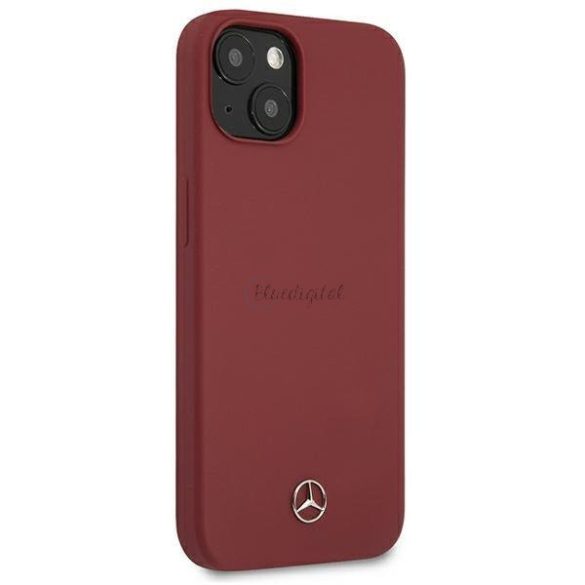 Mercedes MEHCP13SSILRE iPhone 13 MINI 5,4 "piros keményszínű szilikon Line tok