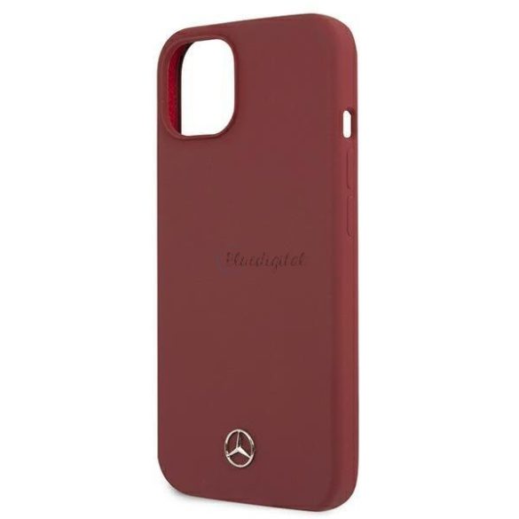 Mercedes MEHCP13SSILRE iPhone 13 MINI 5,4 "piros keményszínű szilikon Line tok