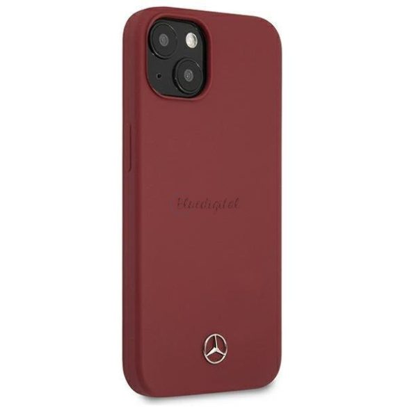 Mercedes MEHCP13MILRE iPhone 13 6.1 "piros keményszínű szilikon Line tok