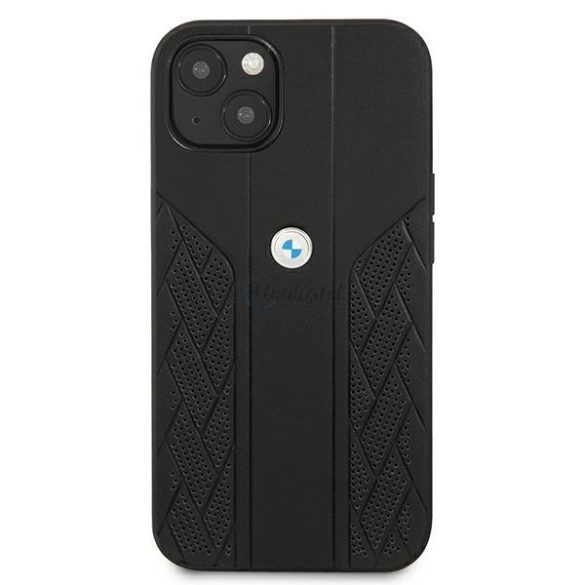 BMW BMHCP13SRSPK iPhone 13 mini 5,4 "fekete tok bőr görbe