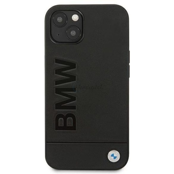 BMW BMHCP13MRBK iPhone 13 6.1 "fekete tok Signature Logo Impresszum