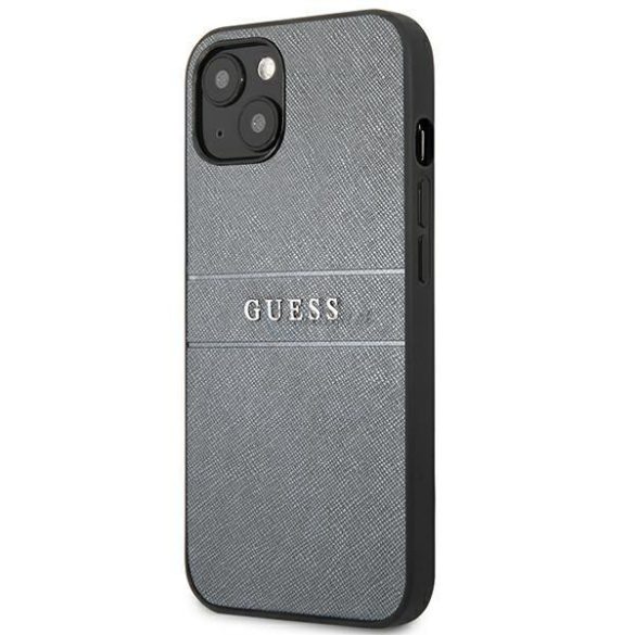 Guess GUHCP13SPSASBGR iPhone 13 MINI 5.4 "szürke Saffiano Strap tok