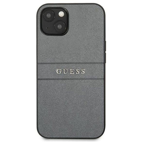 Guess GUHCP13SPSASBGR iPhone 13 MINI 5.4 "szürke Saffiano Strap tok