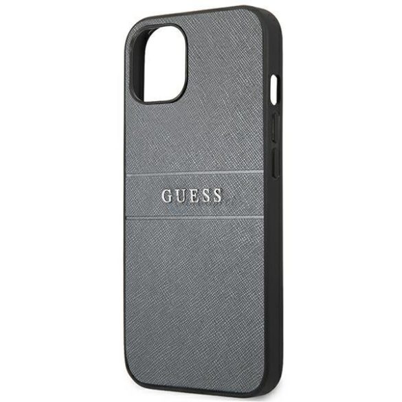 Guess GUHCP13SPSASBGR iPhone 13 MINI 5.4 "szürke Saffiano Strap tok