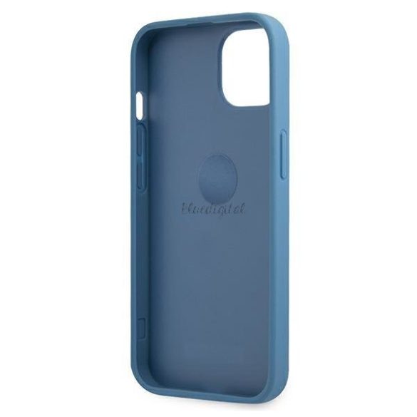 Guess GUHCP13S4GMRBL iPhone 13 mini 5,4 "kék / kék keménycukor 4g gyűrűállvánnyal tok