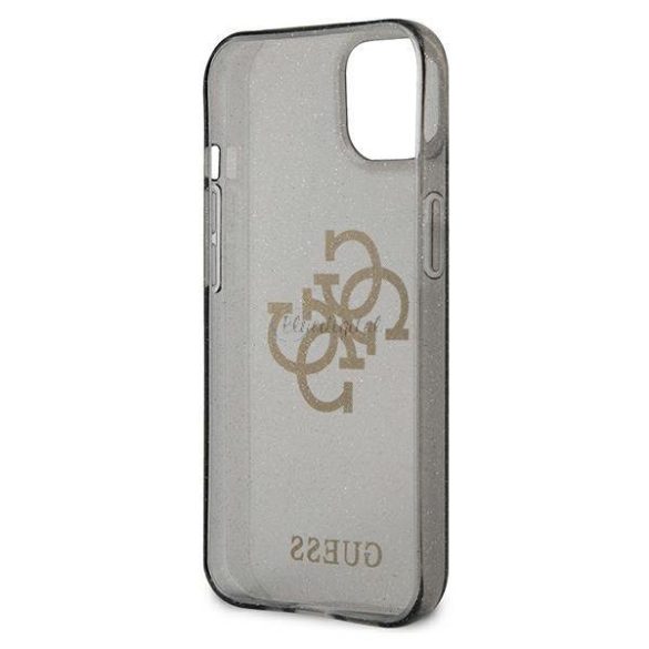 Guess GUHCP13SPCUGL4GBK IPHONE 13 MINI 5,4 "fekete kemény tok csillogás 4g