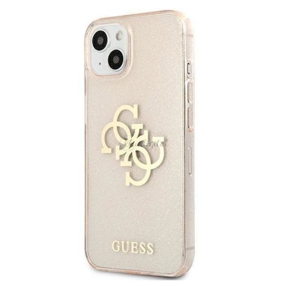 Guess GUHCP13SPCUGL4GGO iPhone 13 mini 5,4 "arany / arany kemény tok csillogás 4g