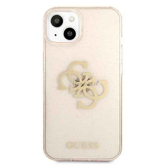 Guess GUHCP13SPCUGL4GGO iPhone 13 mini 5,4 "arany / arany kemény tok csillogás 4g