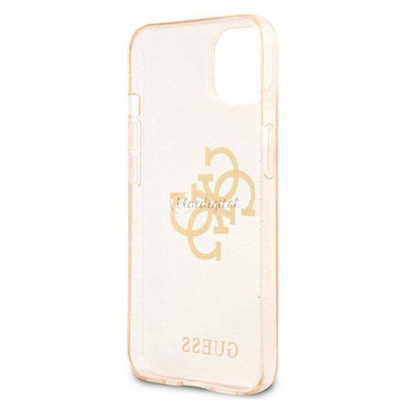 Guess GUHCP13SPCUGL4GGO iPhone 13 mini 5,4 "arany / arany kemény tok csillogás 4g