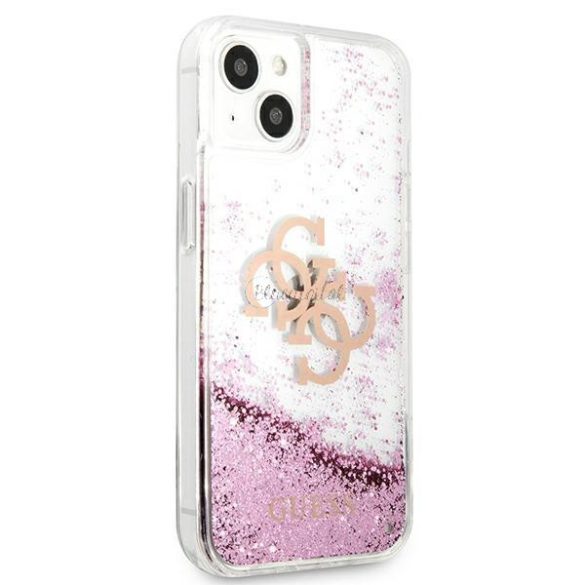 Guess GUHCP13SLG4GPI IPhone 13 Mini 5,4 "Rózsaszín / Rózsaszín tok 4G nagy folyadék csillogás
