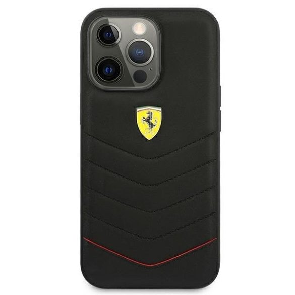 Ferrari FEHCP13LRQKK IPHONE 13 PRO / 13 6,1 "fekete tok OFF TRACKLED