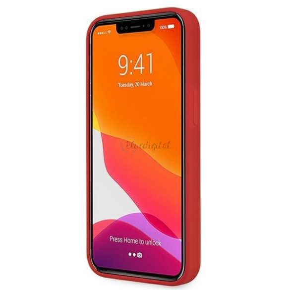 Ferrari FessiHCP13SRE iPhone 13 Mini 5.4 "piros keményszínű szilikon tok