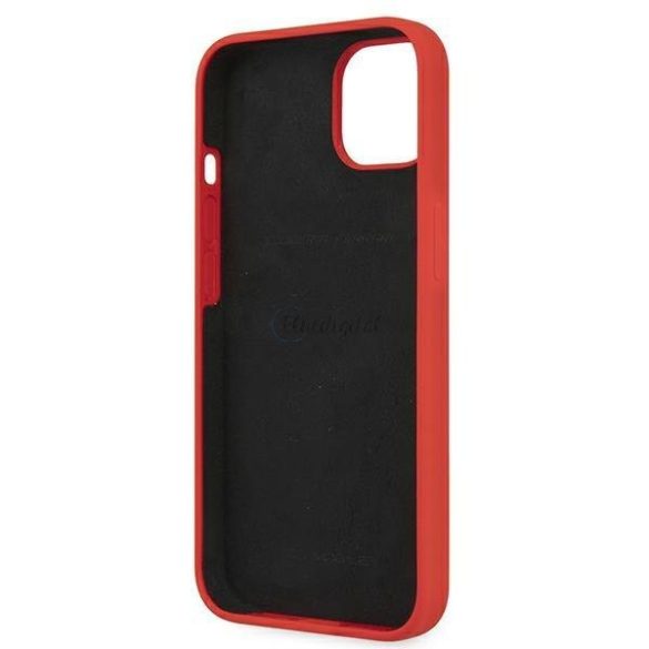 Ferrari FessiHCP13SRE iPhone 13 Mini 5.4 "piros keményszínű szilikon tok