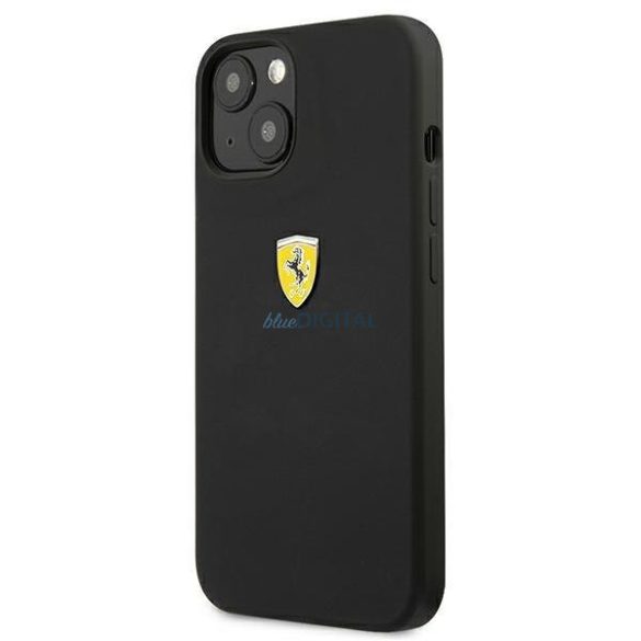 Ferrari FESSIHCP13MBK iPhone 13 6.1 "fekete keménytok szilikon