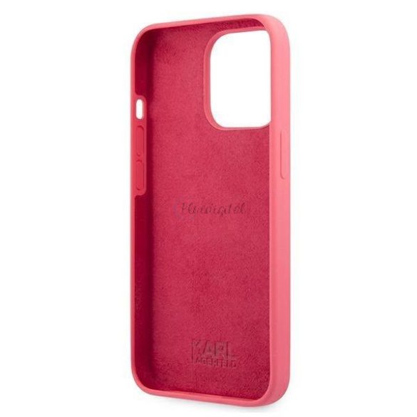 Karl Lagerfeld Klhcp13lsskCP iPhone 13 PRO / 13 6.1 "tok Pink / Pink Silicone Karl Choupette