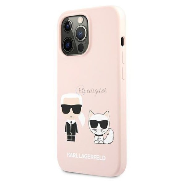 Karl Lagerfeld Klhcp13xsskci iPhone 13 Pro max 6.7 "tok Light Pink / Light Pink Silicone Karl Choupette