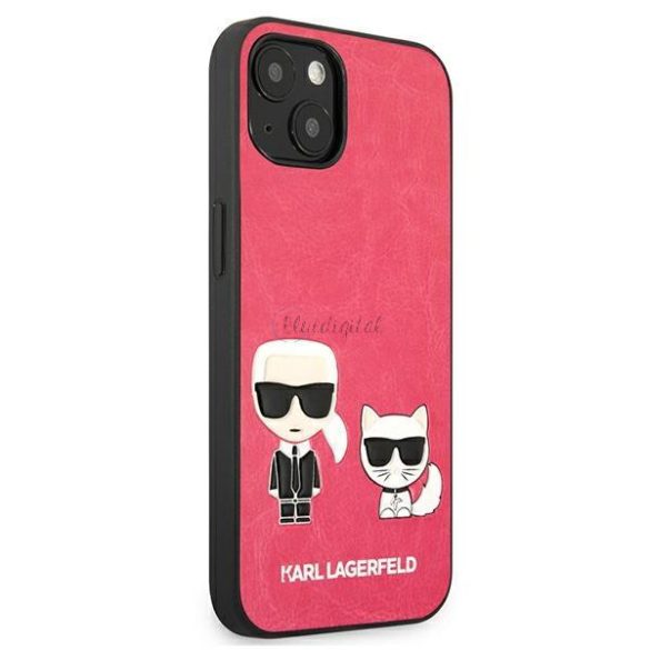 Karl Lagerfeld Klhcp13mpcuskcp iPhone 13 6.1 "Fuchsia / Fushia tok Ikonik Karl Choupette