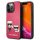 Karl Lagerfeld Klhcp13lpcuskcp iPhone 13 Pro / 13 6.1 "Fuchsia / Fushia tok Ikonik Karl Choupette